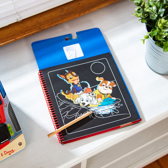 Melissa and Doug - Paw Patrol Scratch Art Pad Chase