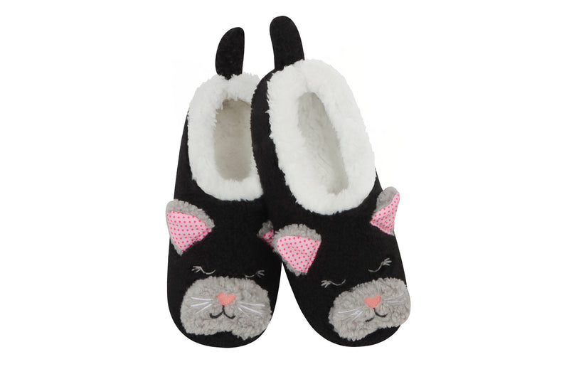 Snoozies Slippers Barnyard Buddies Cat