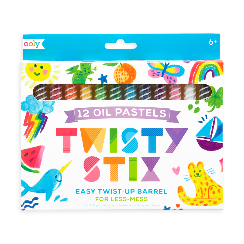 Ooly Oil Pastels Set of 12 Twisty Stix