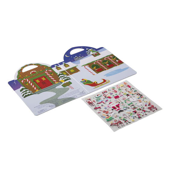 Melissa and Doug - Puffy Stickers--Santa's Workshop