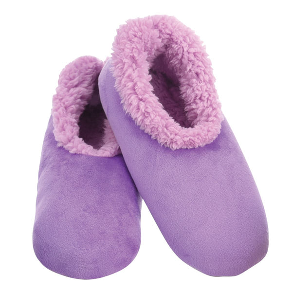 Snoozies Slippers Women's Super Soft Plush Slippers Lavender