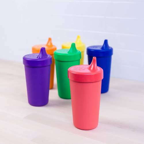 Re-Play Recycled Dinnerware No Spill Sippy Cup 10 oz No Spill Sippy Cup
