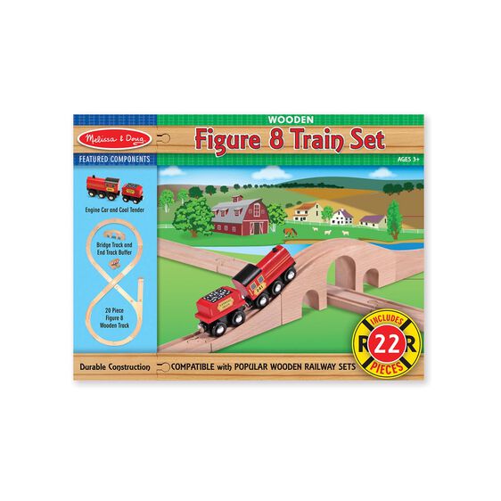 Melissa and Doug - Figure 8 Train Set