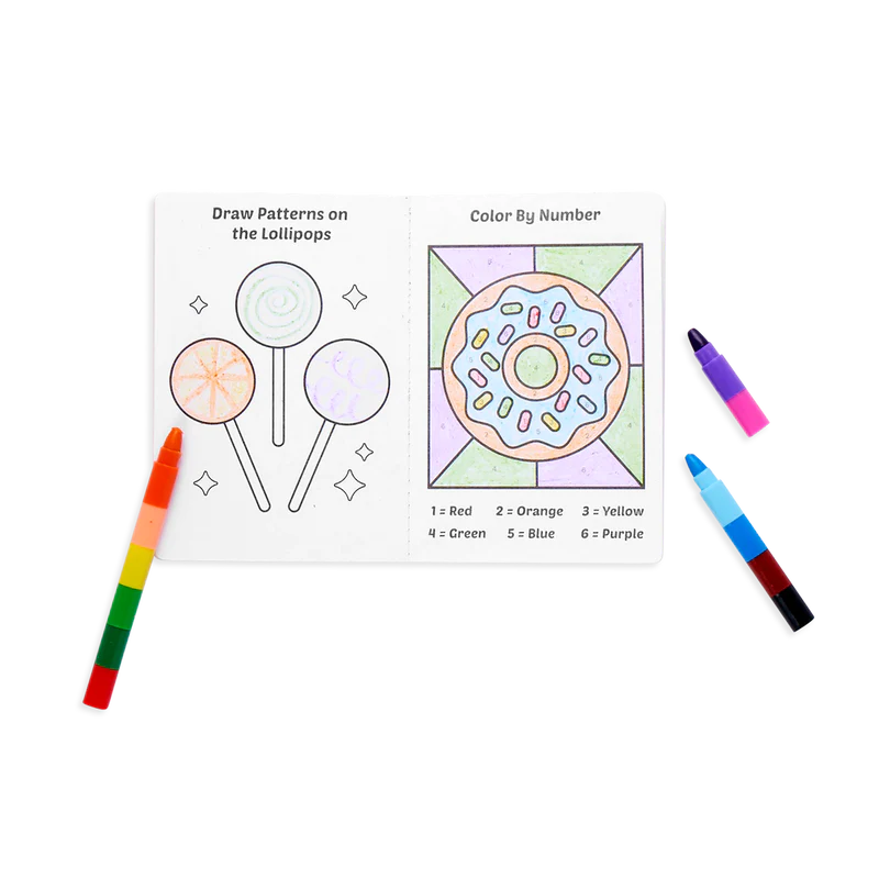 Ooly - Ooly--Mini Traveler Coloring & Activity Kit--Sugar Joy