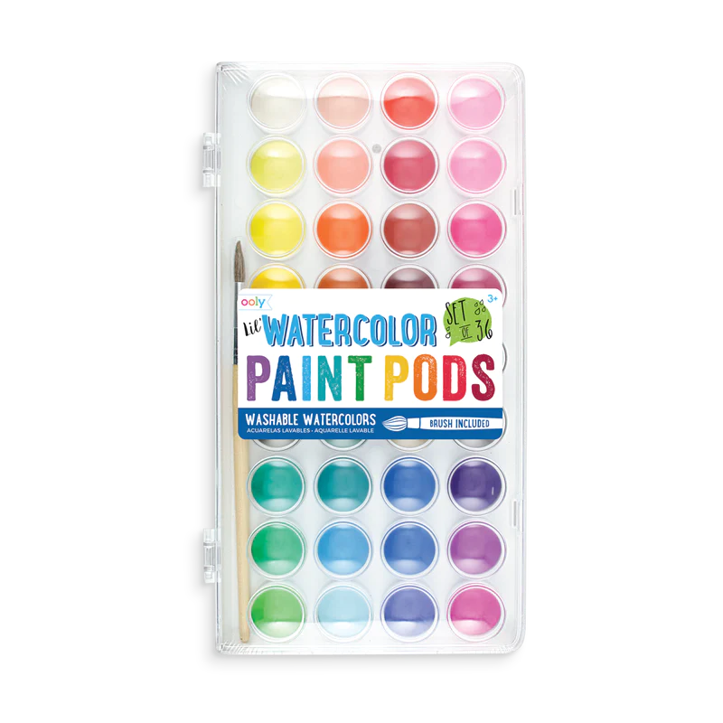 Ooly - Lil' Paint Pods Watercolors-36 colors