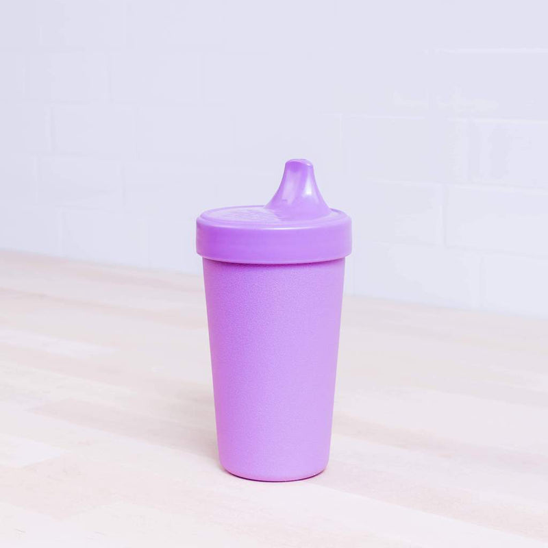 Re-Play Recycled Dinnerware No Spill Sippy Cup Lilac 10 oz No Spill Sippy Cup