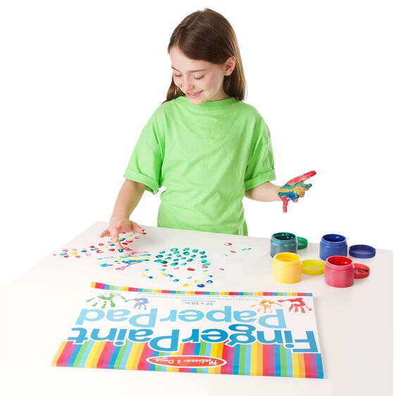 Melissa and Doug - Finger Paint Paper Pad 12" X 18"