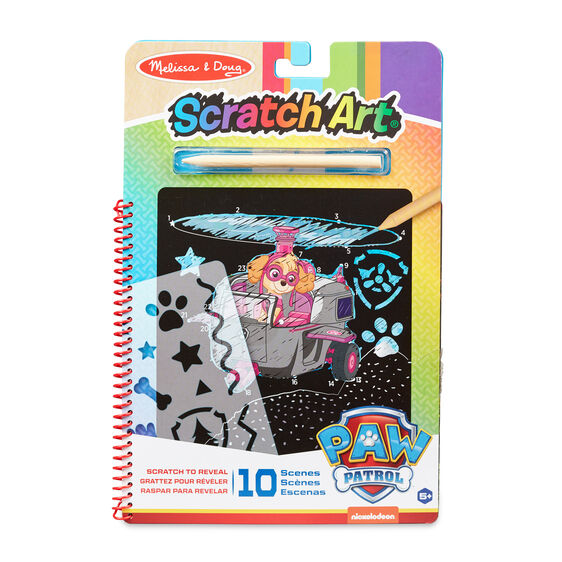 Melissa and Doug - Paw Patrol Scratch Art Pad Skye