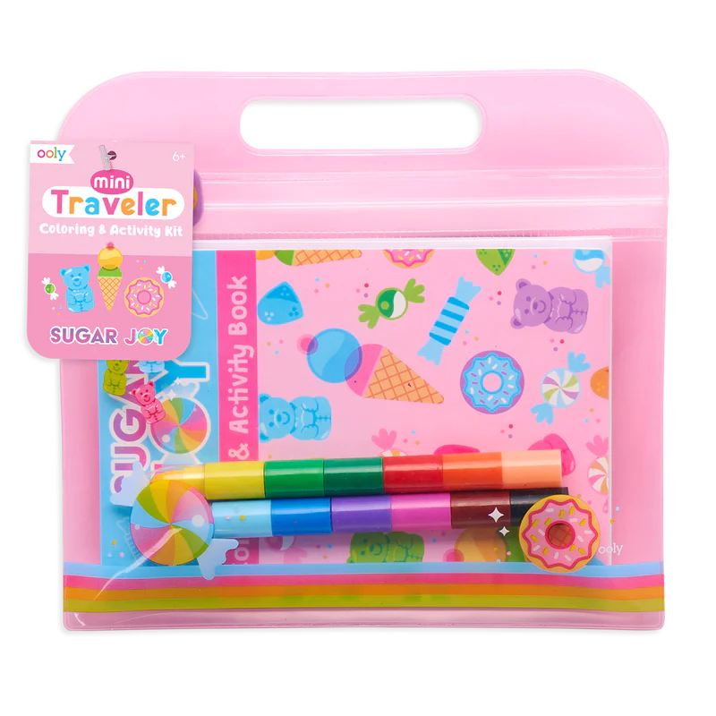 Ooly - Ooly--Mini Traveler Coloring & Activity Kit--Sugar Joy