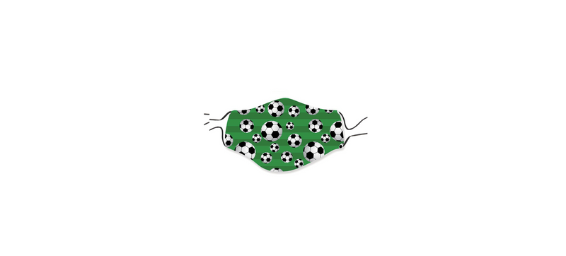 Snoozies Face Mask Face Mask w/filters Soccer