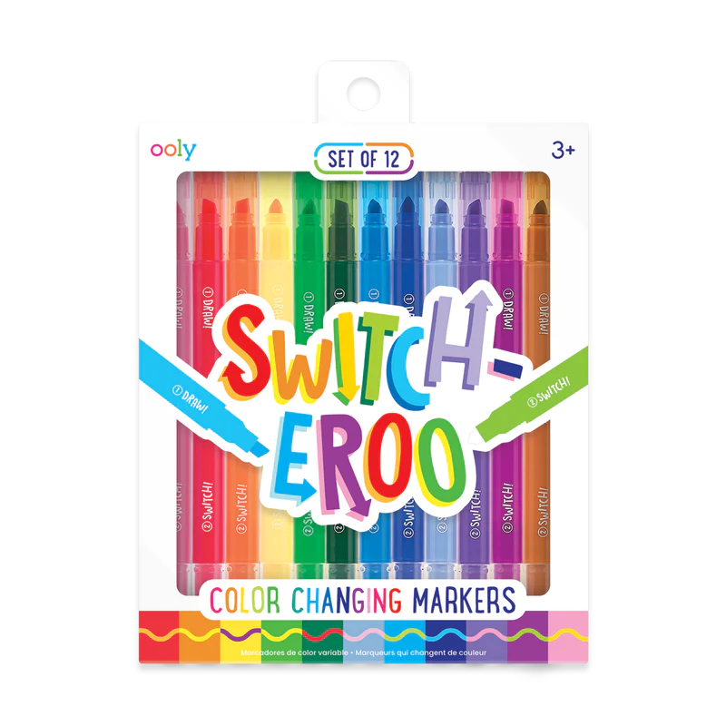 Ooly - Switch-eroo! Color changing markers--Set of 12
