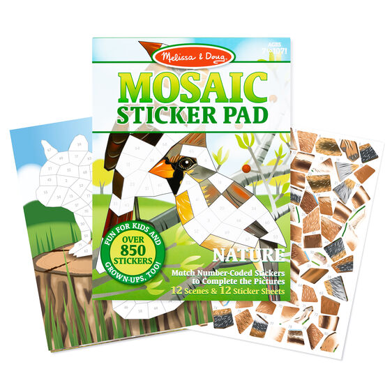 Melissa and Doug - Mosaic Sticker Pad Nature
